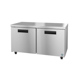 Hoshizaki - UF60A - Steelheart Series Undercounter Freezer, reach-in, two-section, 60"W, 17.55 cu. ft.