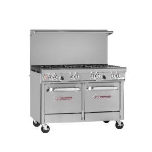 Southbend 4481EE Ultimate Restaurant Range, Gas, 48", (8) Non-Clog Burners, Standard Grates