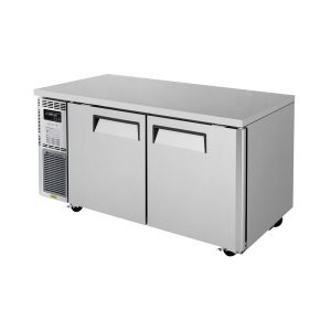 Turbo Air JUF-60-N J Series Side Mount Undercounter Freezer, Two-Section, 13.58 Cu. Ft., Front Breathing