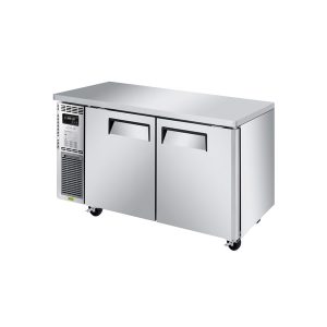 Turbo Air JUF-60S-N J Series Side Mount Undercounter Freezer, Narrow, Two-Section, 12.37 Cu. Ft.