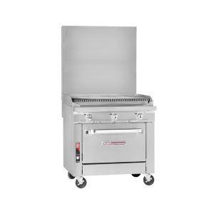 Southbend P36D-CCC Platinum Heavy Duty Range, Gas, 36", Charbroiler, Cast Iron Grates