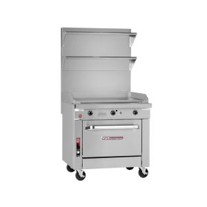 Southbend P36D-TTT Platinum Heavy Duty Range, Gas, 36", Griddle, 1" Thick Plate, Thermostatic