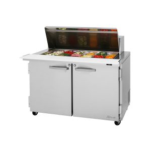 Turbo Air PST-48-18-N Pro Series Mega Top Sandwich/Salad Prep Table, Two-Section