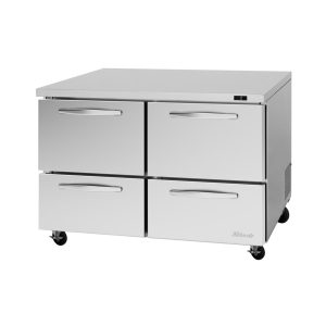 Turbo Air PUF-48-D4-N Pro Series Undercounter Freezer, Two-Section, 12.2 Cu. Ft. Capacity, 48-1/4"W X 33"D