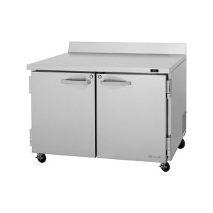 Turbo Air PWR-48-N Pro Series Worktop Refrigerator, Two-Section, 12.2 Cu.Ft. Capacity