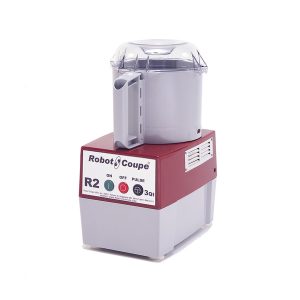 Robot Coupe R2B Cutter/Mixer, 3 Liter Gray Polycarbonate Bowl With Handle & See-Thru Lid