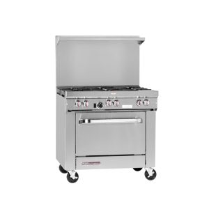 Southbend S36D S-Series Restaurant Range, Gas, 36", (6) 28,000 Btu Open Burners