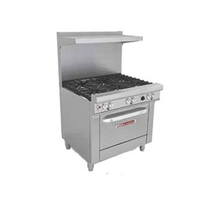 Range, 36" Restaurant, Gas/Electric