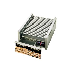 Star 45SCBD Grill-Max Hot Dog Grill, Roller-Type With Integrated Bun Drawer, Stadium Seating