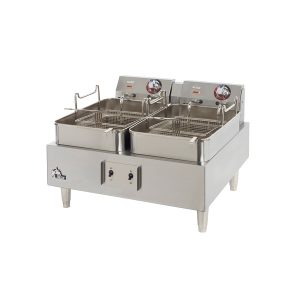 Fryer, Electric, Countertop, Split Pot