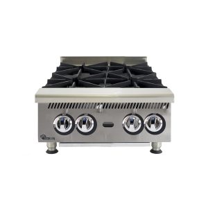 Star 804HA Ultra-Max Hotplate, Countertop, Gas, 24" Wide, (4) 30,000 Btu Cast Iron Bur