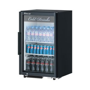 Turbo Air TGM-7SD-N6 Super Deluxe Refrigerated Merchandiser, One-Section, 6.2 Cu. Ft., Self-Contained