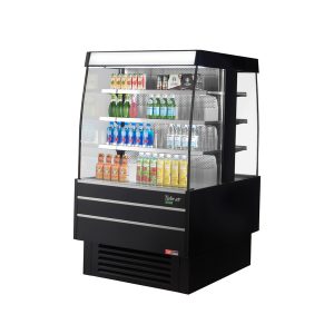 Turbo Air TIOM-36SB-N Island Display Self-Serve Refrigerated Merchandiser, 14.4 Cu. Ft. Capacity, 39-3/8"W
