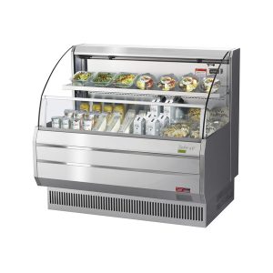 Turbo Air TOM-50LS-N Horizontal Open Display Merchandiser, Low Profile, 9.8 Cu. Ft. Capacity