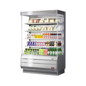 Turbo Air TOM-50S-N Vertical Open Display Merchandiser, Full-Height, 16.5 Cu. Ft. Capacity