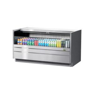 Turbo Air TOM-60UC-S-N Drop-In Horizontal Open Display Case, Low Profile, 8.6 Cu. Ft. Capacity
