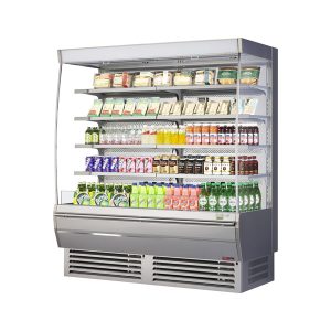 Turbo Air TOM-72DXS-N Extra Deep Vertical Open Display Merchandiser, 22 Cu. Ft. Capacity