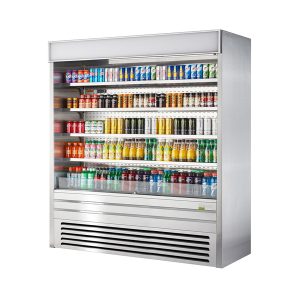 Turbo Air TOM-72ES-N Vertical Air Curtain Open Display Merchandiser, 37.1 Cu. Ft. Capacity, 72"W X 29-7/8"