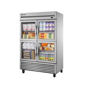 True TS-49G-4-HC~FGD01 Refrigerator, reach-in, two-section