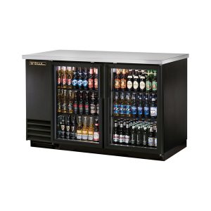 True TBB-2G-HC-LD Back Bar Cooler, two-section, 58-7/8"W