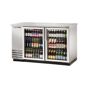 True TBB-2G-S-HC-LD Back Bar Cooler, two-section, 58-7/8"W