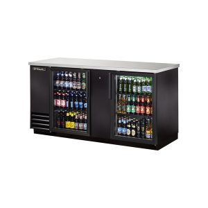 True TBB-3G-HC-LD Back Bar Cooler, two-section, 69-1/8"W