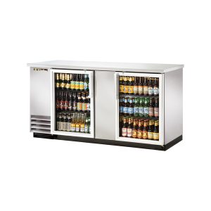True TBB-3G-S-HC-LD Back Bar Cooler, two-section, 69-1/8"W