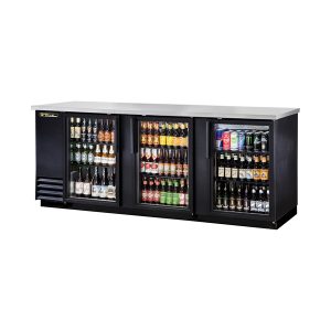 True TBB-4G-HC-LD Back Bar Cooler, three-section, 90-3/8"W