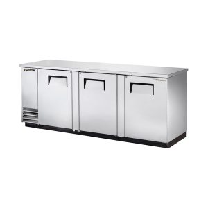 True TBB-4-S-HC Back Bar Cooler, three-section, 90-3/8"W