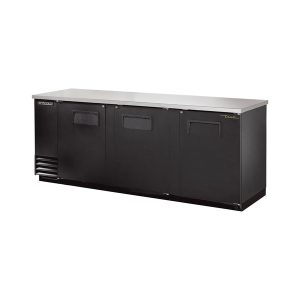True TBB-4-HC Back Bar Cooler, three-section, 90-3/8"W