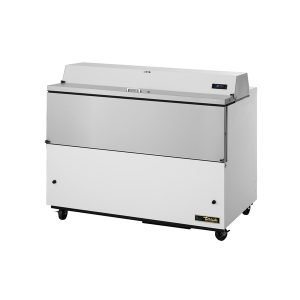 True TMC-58-SS-HC Mobile Milk Cooler, forced-air, (16) 13" x 13" x 11-1/8" crate capacity