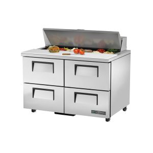True TSSU-48-12D-4-ADA-HC Sandwich/Salad Unit, 34" work surface height, (12) 1/6 size (4"D) pans
