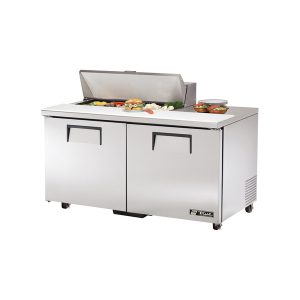True TSSU-60-10-ADA-HC Sandwich/Salad Unit, 34" work surface height, (10) 1/6 size (4"D) poly pans