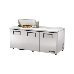 True TSSU-72-08-ADA-HC Sandwich/Salad Unit, 34" work surface height, (8) 1/6 size (4"D) poly pans