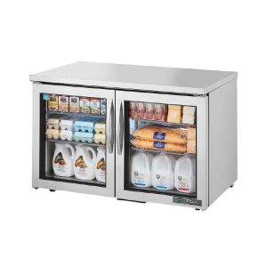 True TUC-48G-LP-HC~FGD01 Low Profile Undercounter Refrigerator, 31-7/8" counter height, 33 - 38?F
