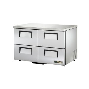 True TUC-48D-4-LP-HC Low Profile Undercounter Refrigerator, 31-7/8" counter height, 33 - 38?F