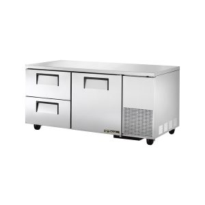 True TUC-67D-2-HC Deep Undercounter Refrigerator, 33 - 38?F, side mounted self-contained refrigeration