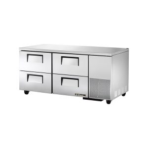 True TUC-67D-4-HC Deep Undercounter Refrigerator, 33 - 38?F, side mounted self-contained refrigeration