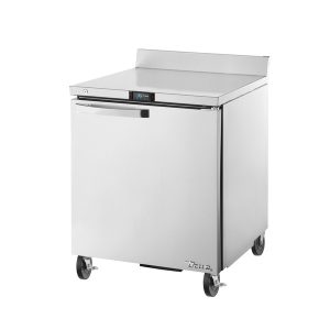 True TWT-27-HC Work Top Refrigerator, one-section, rear mounted self-contained refrigeration