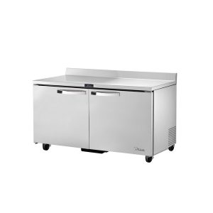 True TWT-60-HC~SPEC3 SPEC SERIES Work Top Refrigerator, two-section, rear mounted self-contained refrigeration