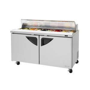 Turbo Air TST-60SD-N-CL Super Deluxe Worktop Freezer, Two-Section, 16.0 Cu. Ft.