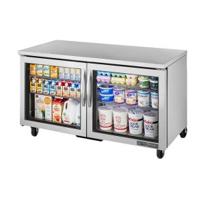 True TUC-60G-HC~FGD01 Undercounter Refrigerator, 33 - 38?F, framed glass door version 01