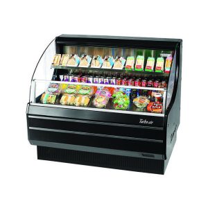 Turbo Air TOM-50LW(B)-N Horizontal Open Display Merchandiser, Low-Profile, 9.8 Cu. Ft. Capacity