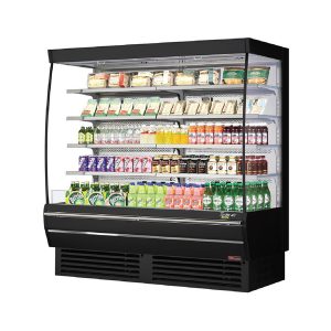 Turbo Air TOM-72DXB-N Vertical Open Display Merchandiser, 22 Cu. Ft. Capacity