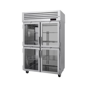 Turbo Air PRO-50-4H-G Pro Series Heated Cabinet, Reach-In, Two-Section, 47.7 Cu. Ft.