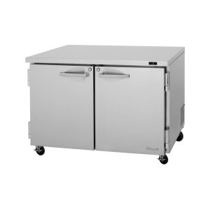 Turbo Air PUF-48-N Pro Series Undercounter Freezer, Two-Section, 12.2 Cu. Ft. Capacity, 48-1/4"W X 33"D