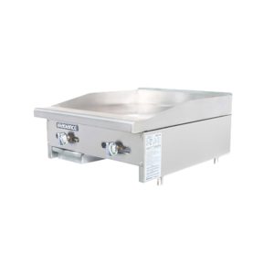 Turbo Air TAMG-24 Radiance Griddle, Countertop, Gas, 24"W X 30"D