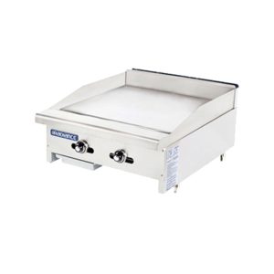 Turbo Air TATG-24 Radiance Griddle, Countertop, Gas, 24"W X 30"D