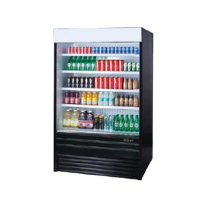 Turbo Air TOM-48EB-N Vertical Air Curtain Open Display Merchandiser, 24.1 Cu. Ft. Capacity