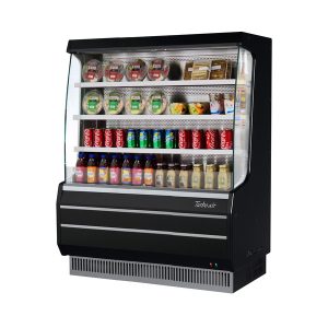 Turbo Air TOM-50MW(B)-N Vertical Open Display Merchandiser, Mid-Height, 11.1 Cu. Ft. Capacity